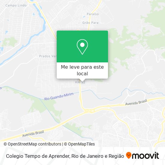 Colegio Tempo de Aprender mapa