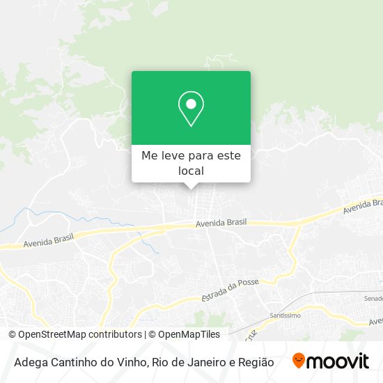 Adega Cantinho do Vinho mapa