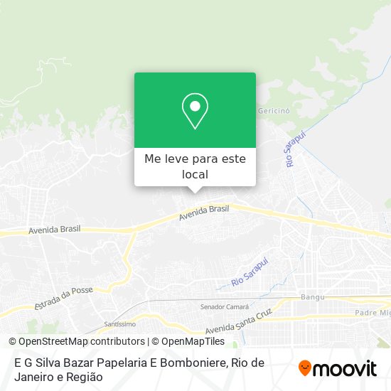 E G Silva Bazar Papelaria E Bomboniere mapa