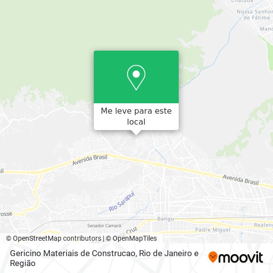 Gericino Materiais de Construcao mapa
