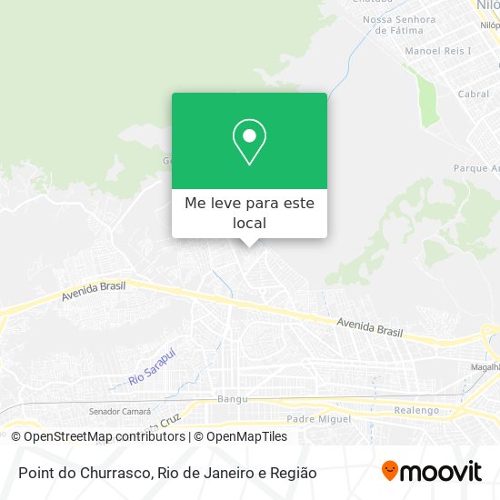 Point do Churrasco mapa