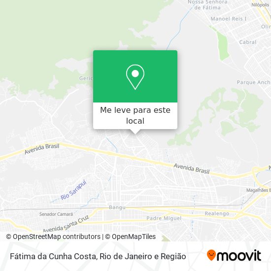 Fátima da Cunha Costa mapa