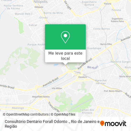 Consultório Dentário Forall Odonto . mapa