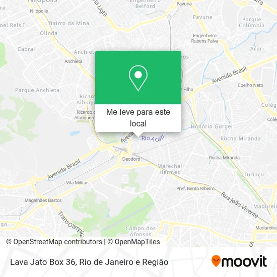 Lava Jato Box 36 mapa