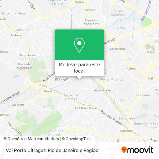 Val Porto Ultragaz mapa
