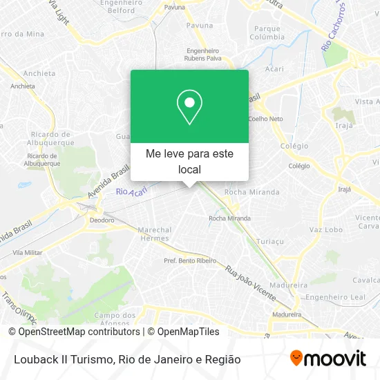 Louback II Turismo mapa