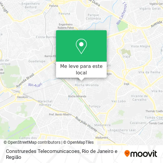 Construredes Telecomunicacoes mapa