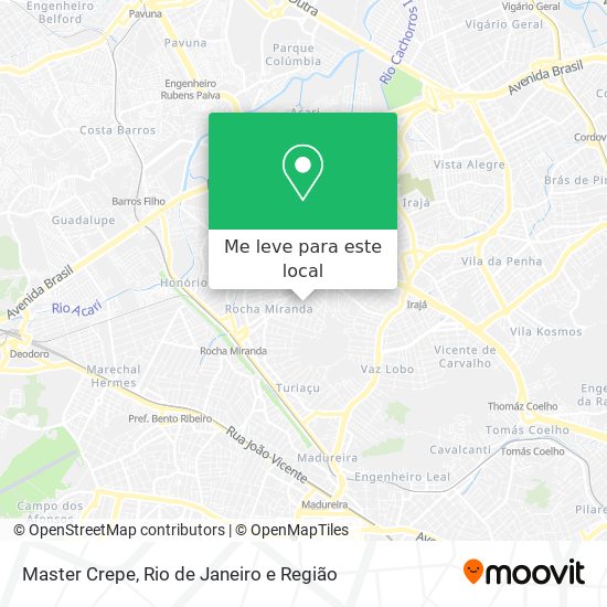 Master Crepe mapa