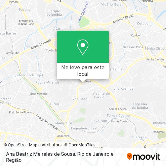 Ana Beatriz Meireles de Sousa mapa