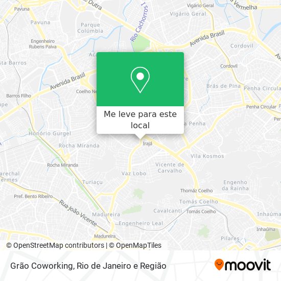 Grão Coworking mapa