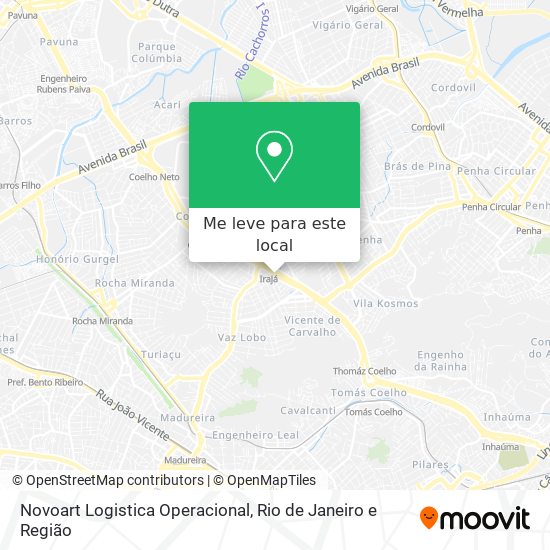 Novoart Logistica Operacional mapa