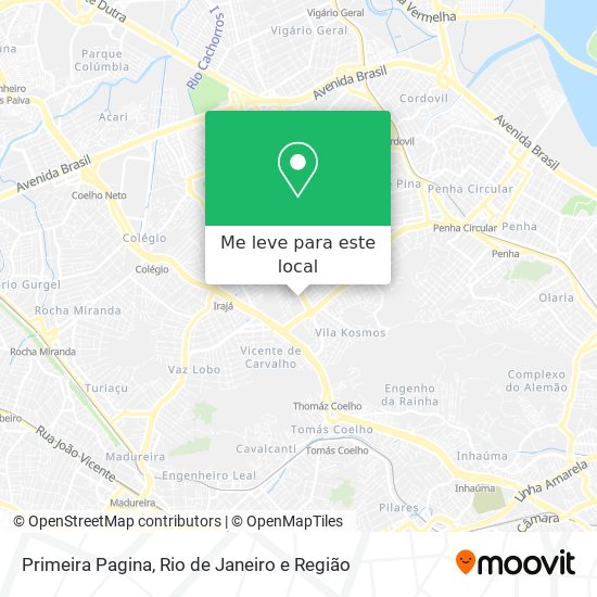 Primeira Pagina mapa