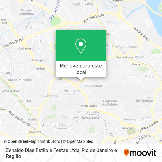 Zenaide Dias Estilo e Festas Ltda mapa