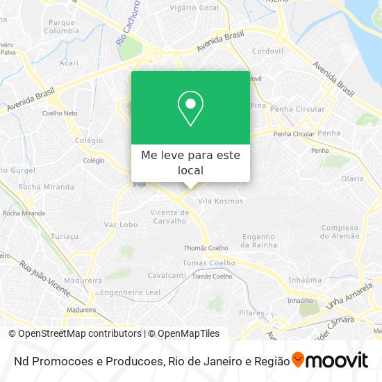 Nd Promocoes e Producoes mapa