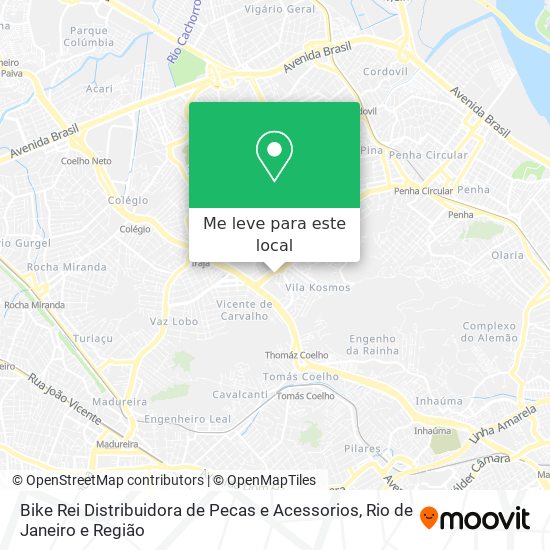 Bike Rei Distribuidora de Pecas e Acessorios mapa