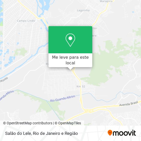 Salão do Lele mapa