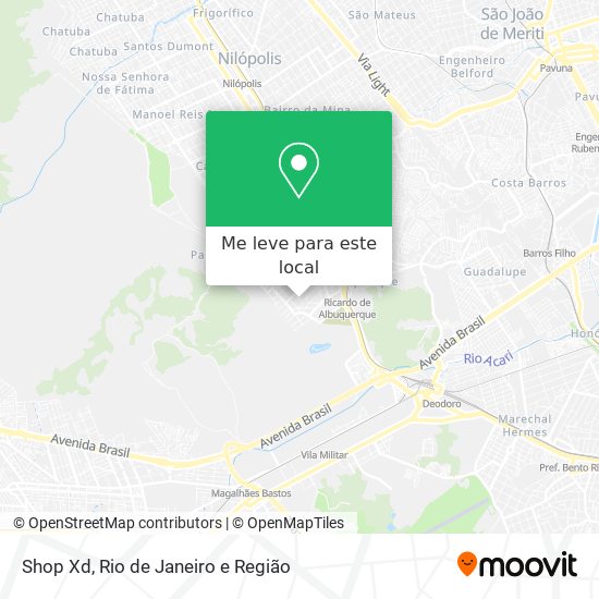 Shop Xd mapa