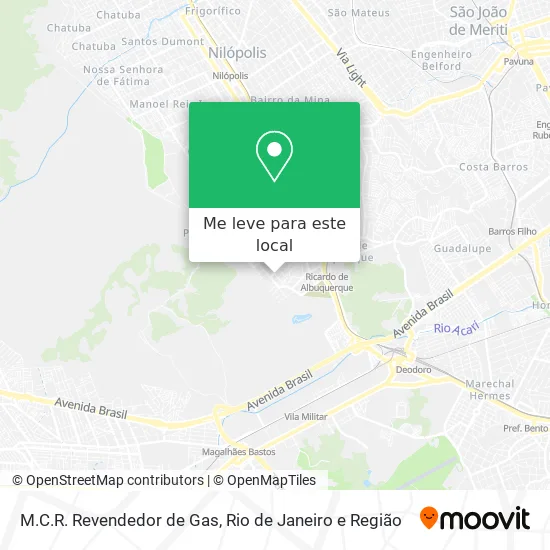 M.C.R. Revendedor de Gas mapa