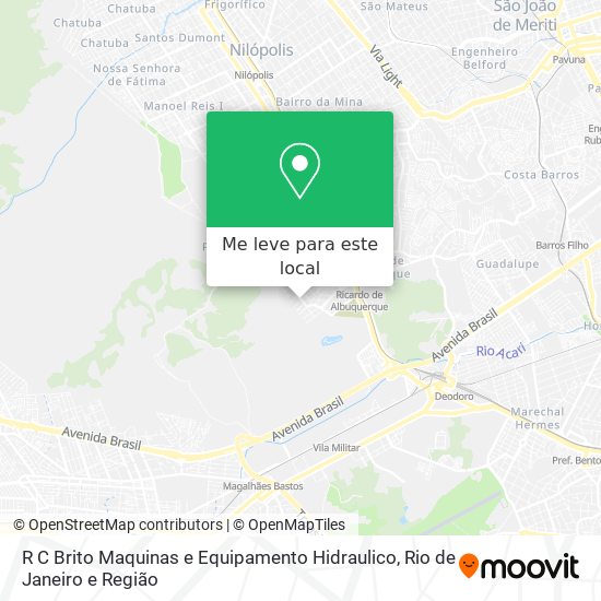 R C Brito Maquinas e Equipamento Hidraulico mapa