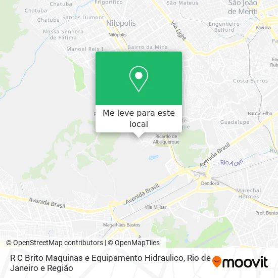 R C Brito Maquinas e Equipamento Hidraulico mapa