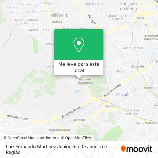 Luiz Fernando Martinez Júnior mapa