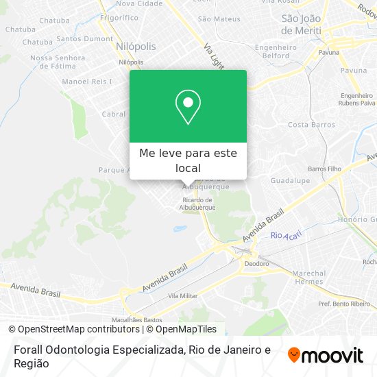 Forall Odontologia Especializada mapa