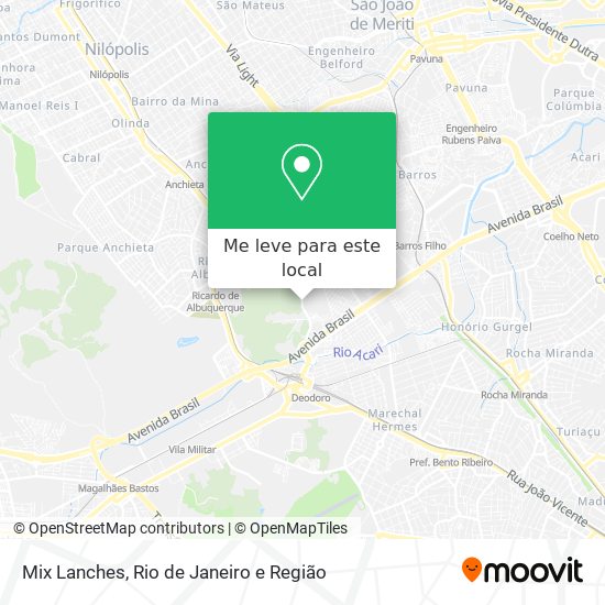 Mix Lanches mapa