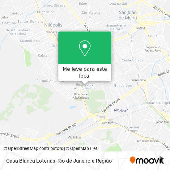 Casa Blanca Loterias mapa