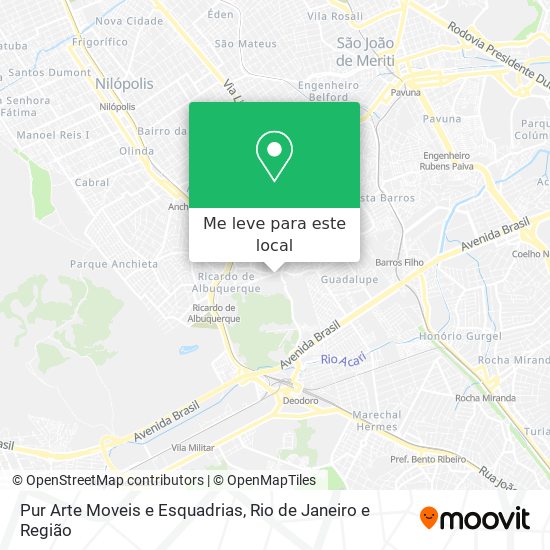 Pur Arte Moveis e Esquadrias mapa