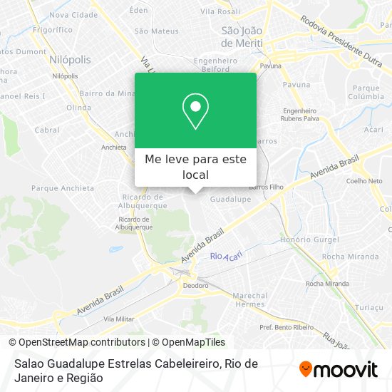 Salao Guadalupe Estrelas Cabeleireiro mapa