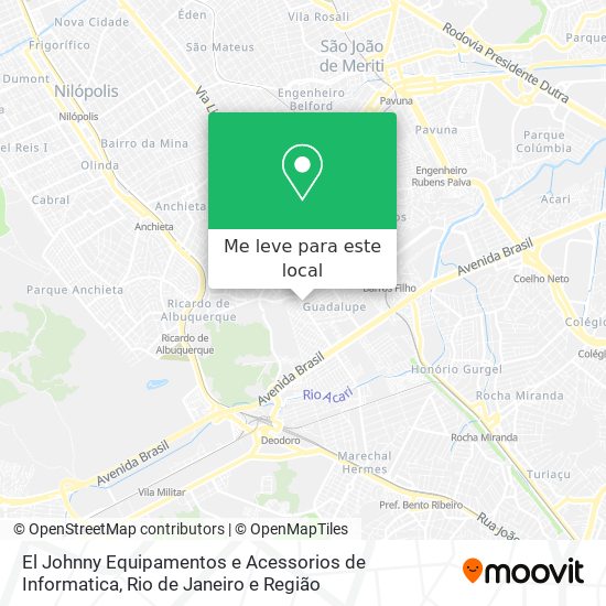 El Johnny Equipamentos e Acessorios de Informatica mapa