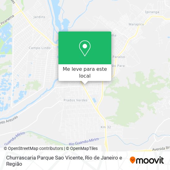 Churrascaria Parque Sao Vicente mapa