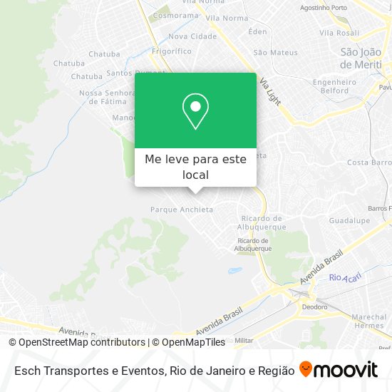 Esch Transportes e Eventos mapa