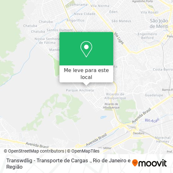 Transwdlig - Transporte de Cargas . mapa