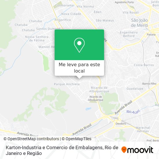 Karton-Industria e Comercio de Embalagens mapa