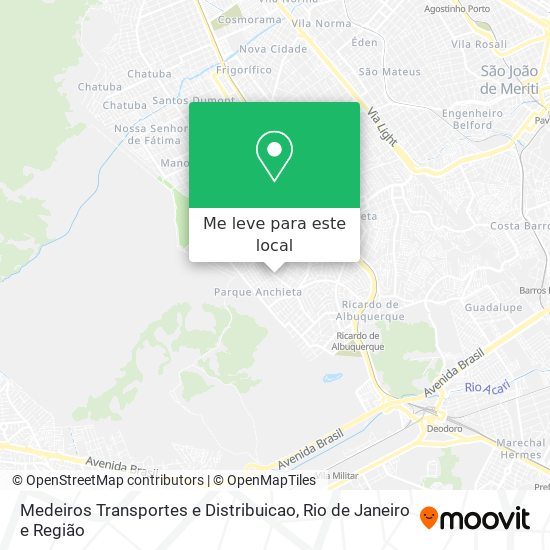 Medeiros Transportes e Distribuicao mapa