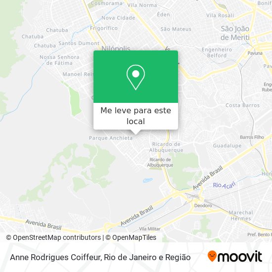 Anne Rodrigues Coiffeur mapa