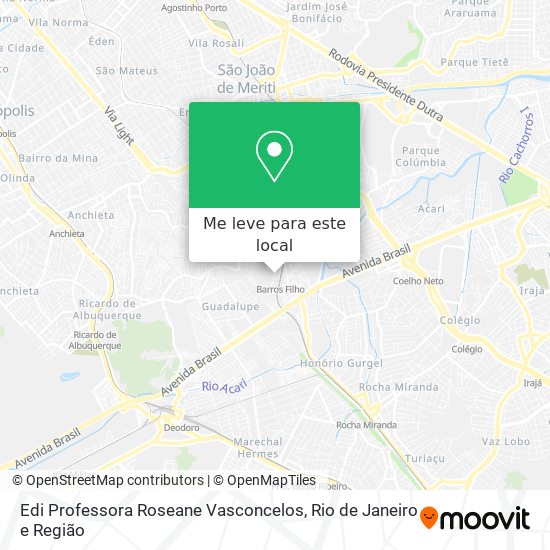 Edi Professora Roseane Vasconcelos mapa