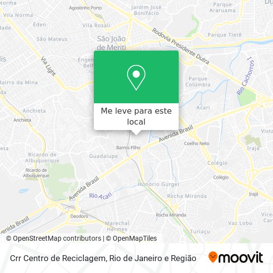 Crr Centro de Reciclagem mapa
