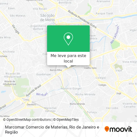 Marcomar Comercio de Materias mapa
