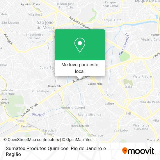 Sumatex Produtos Químicos mapa