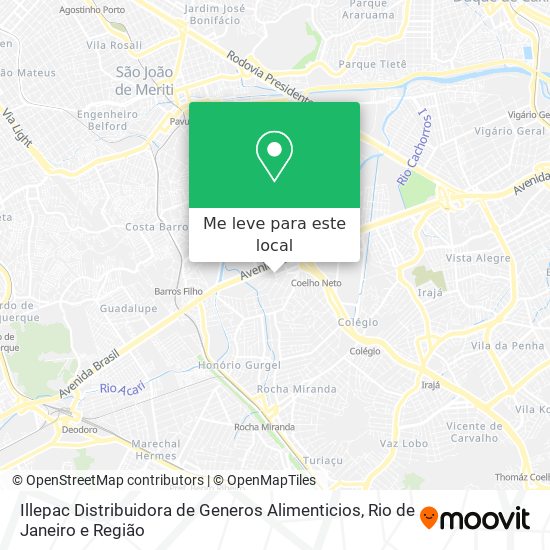 Illepac Distribuidora de Generos Alimenticios mapa