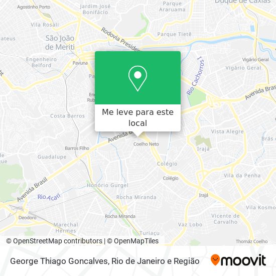 George Thiago Goncalves mapa