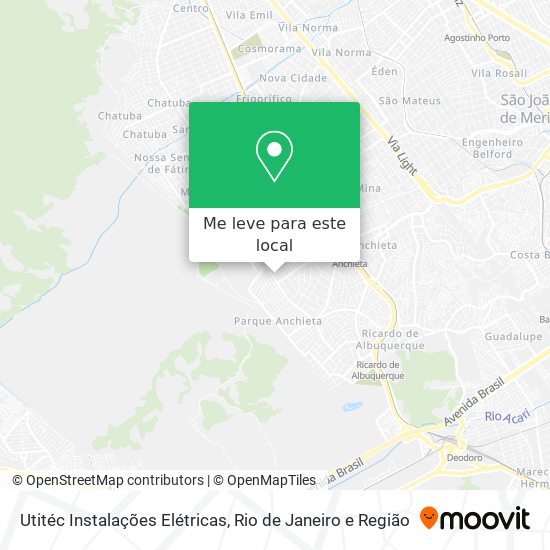 Utitéc Instalações Elétricas mapa