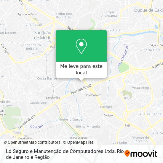 Ld Seguro e Manutenção de Computadores Ltda mapa