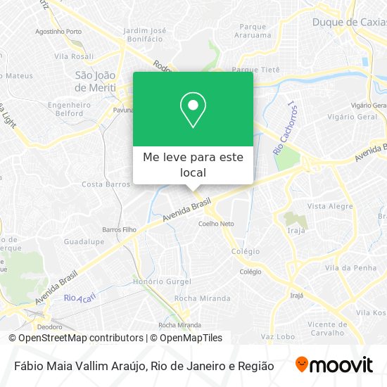 Fábio Maia Vallim Araújo mapa