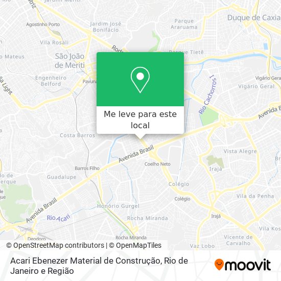 Acari Ebenezer Material de Construção mapa