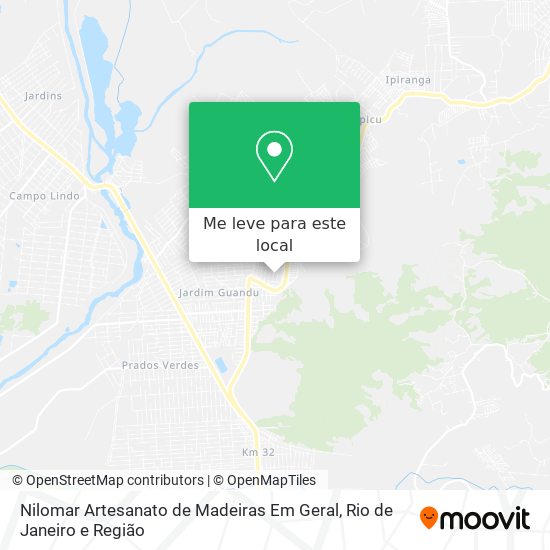 Nilomar Artesanato de Madeiras Em Geral mapa