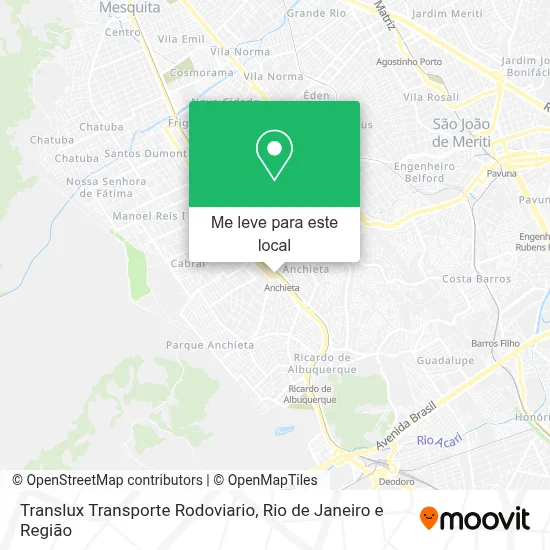 Translux Transporte Rodoviario mapa