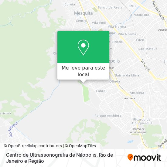 Centro de Ultrassonografia de Nilopolis mapa